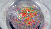 HOW TO MAKE SOFT GLITTER SLIME | MIX SHINY SEQUINS THINKING PUTTY- Elieoops