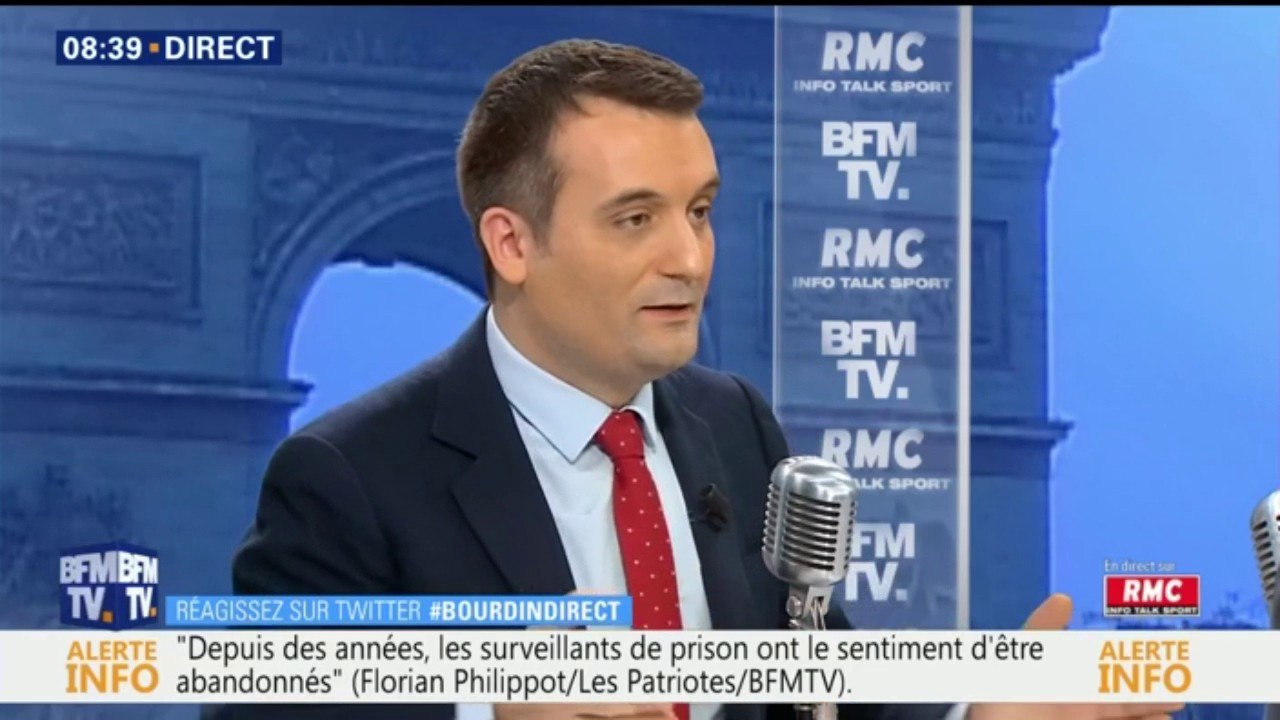 "Les surveillants pénitentiaires ont le sentiment d'être totalement laissés pour compte", estime Florian Philippot