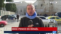 Mike Pence en Israël : le point sur la situation à Bethléem