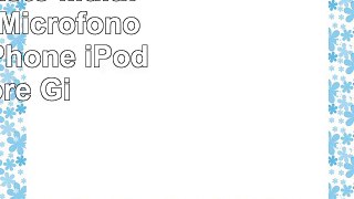 Puro HS305YEL Cuffie Stereo Tasto Multifunzione e Microfono per iPad iPhone iPod Colore