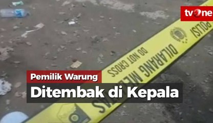 Pemilik Warung Tewas Ditembak di Kepala