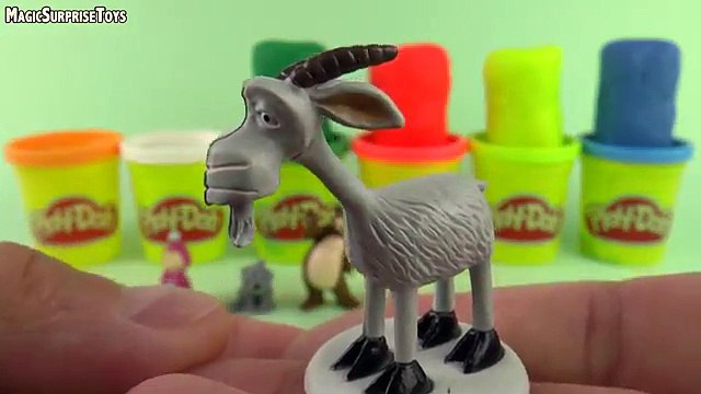 Маша и Медведь PlayDoh сюрприз яйца Masha i Medved PlayDoh Surprise eggs unboxing