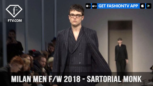 Sartorial Monk Milan Men Fashion Week Fall 2018 Pure Over Minimalism Collection | FashionTV | FTV