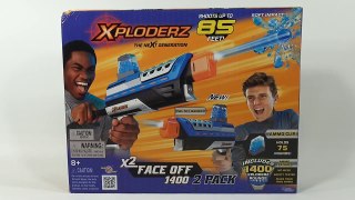 Xploderz X2 Face Off 1400 Gun Set, Maya Group YouTube Toy Video Reviews For Kids Toysreview