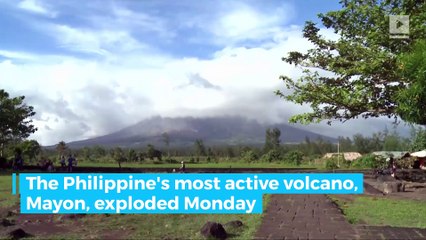 Philippine Volcano Erupts, Raising Alert Level