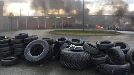 La police est arrivée au centre pénitentiaire