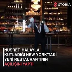 Nusret'in New York'taki restaurantının açılışına dair özel görüntüler