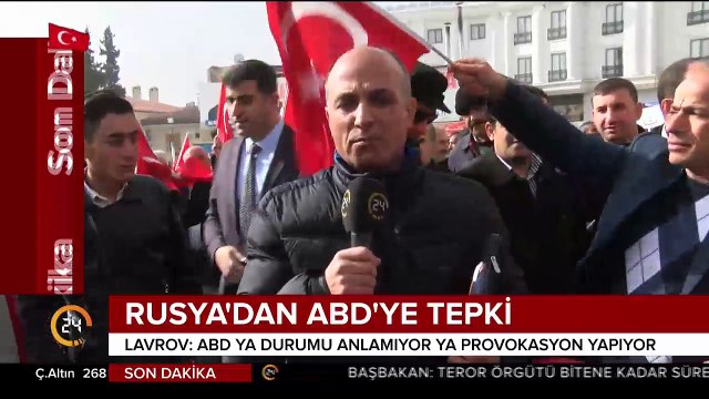 Kilis halkından TSK'ya destek yürüyüşü