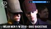 Daks Backstage Milan Men Fashion Week Fall 2018 Retro 60's Mood Collection | FashionTV | FTV