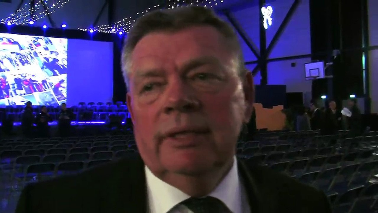 René Raimondi après la cérémonie des voeux à la population fosséenne