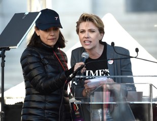 Scarlett Johansson Calls Out James Franco at Women's March