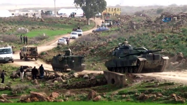 Hatay'da Sınır Karakolu Yakınlarına Roket Düştü