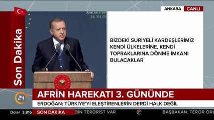 Bu operasyon bitince Afrin'deki Kürt kardeşlerimiz teşekkür edecek