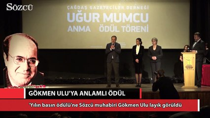 Gökmen Ulu’ya anlamlı ödül