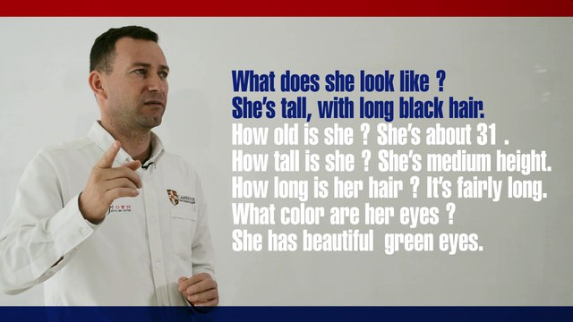 Describing people. Physical appearance adjectives.