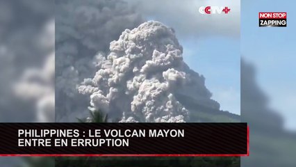 Philippines : les images choc de l'éruption du volcan Mayon (Vidéo)