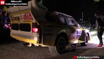 Audi Sport Quattro S1 CRAZY Group B - Epic Jumps, Flames & Actions at San Marino Rally Legen