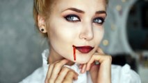 Seductive Vampire Makeup Tutorial || Hall