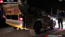 Audi Sport Quattro S1 CRAZY Group B - Epic Jumps, Flames & Actions at San Marino Rally Legend