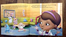 Disney DOC MCSTUFFINS Doctoring The Doc Read Aloud Story Book with real Charer Voices!