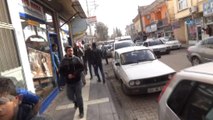Suriye'den açılan taciz ateşi paniği kamerada