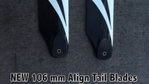 Testing new ALIGN 106 tail blades - Luca Pescante T-Rex