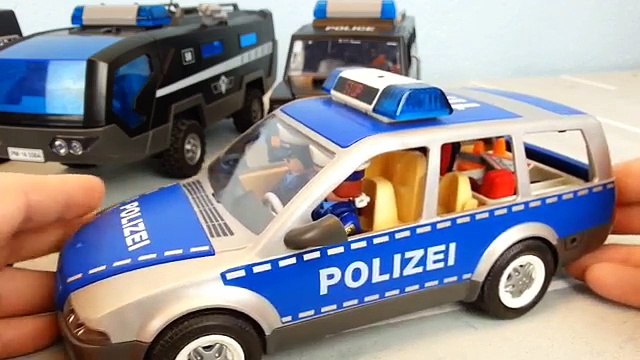 Playmobil Polizeiauto Sammlung seratus1 unboxing Einsatztruck