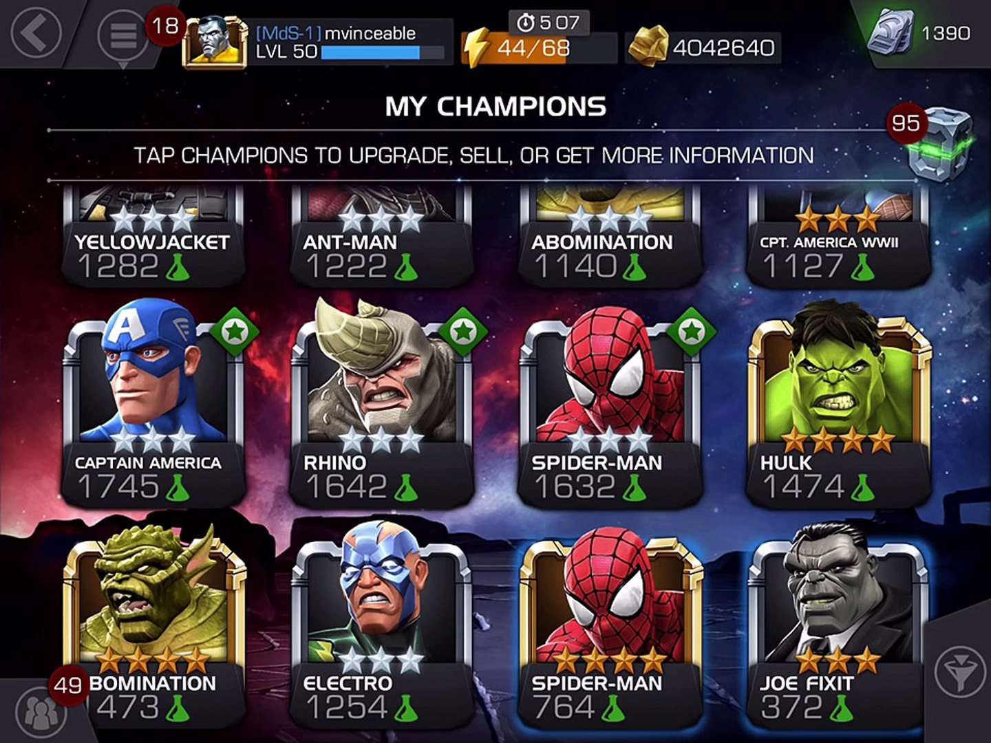 Spider Man And Joe Fixit Unboxing And Battles Vs Hulk And Thor Marvel Contest Of Champions