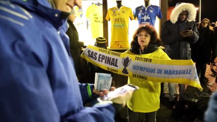 Avant la rencontre SAS Epinal-OM, la boutique fait le plein