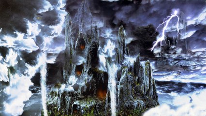 Spooky Fantasy Mountain Animation