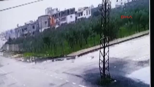 Hatay-Reyhanlı Roket Düşme Anı