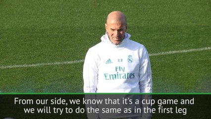 Still work to be done in Copa Del Rey - Zidane