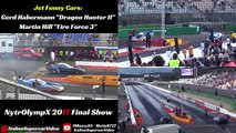 Jet Funny Cars CRAZY Final Race - 10.000 HP Show!!! - HUGE FLAMES at Hockenheimring Nitroly