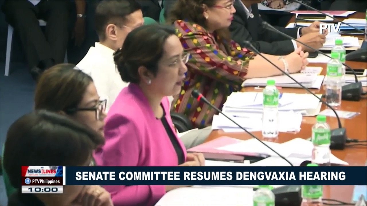 Senate committee resumes Dengvaxia hearing