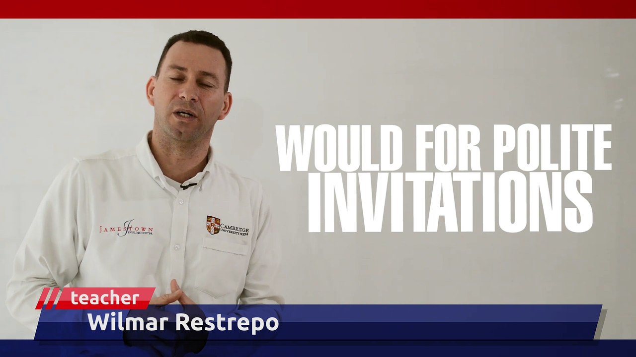 Would for polite invitations