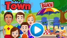 My Town: Beach Picnic Part 2 - iPad app demo for kids- E