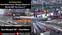 Jet Funny Cars CRAZY Final Race - 10.000 HP Show!!! - HUGE FLAMES at Hockenheimring Nitrolympx 2