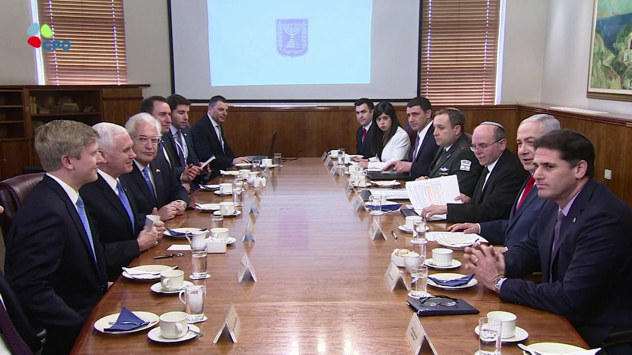 Proteste bei Besuch von US-Vizepräsident in Jerusalem