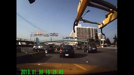 Cars on icy road Compilation January - February 2013