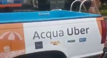 Uber inovando neste verão com o Acqua Uber