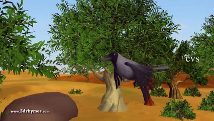 Ek Kauwa Pyaasa tha Poem  3D Animation Hindi for Children with Lyrics