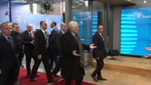 Filistin Devlet Başkanı Abbas, Brüksel'de