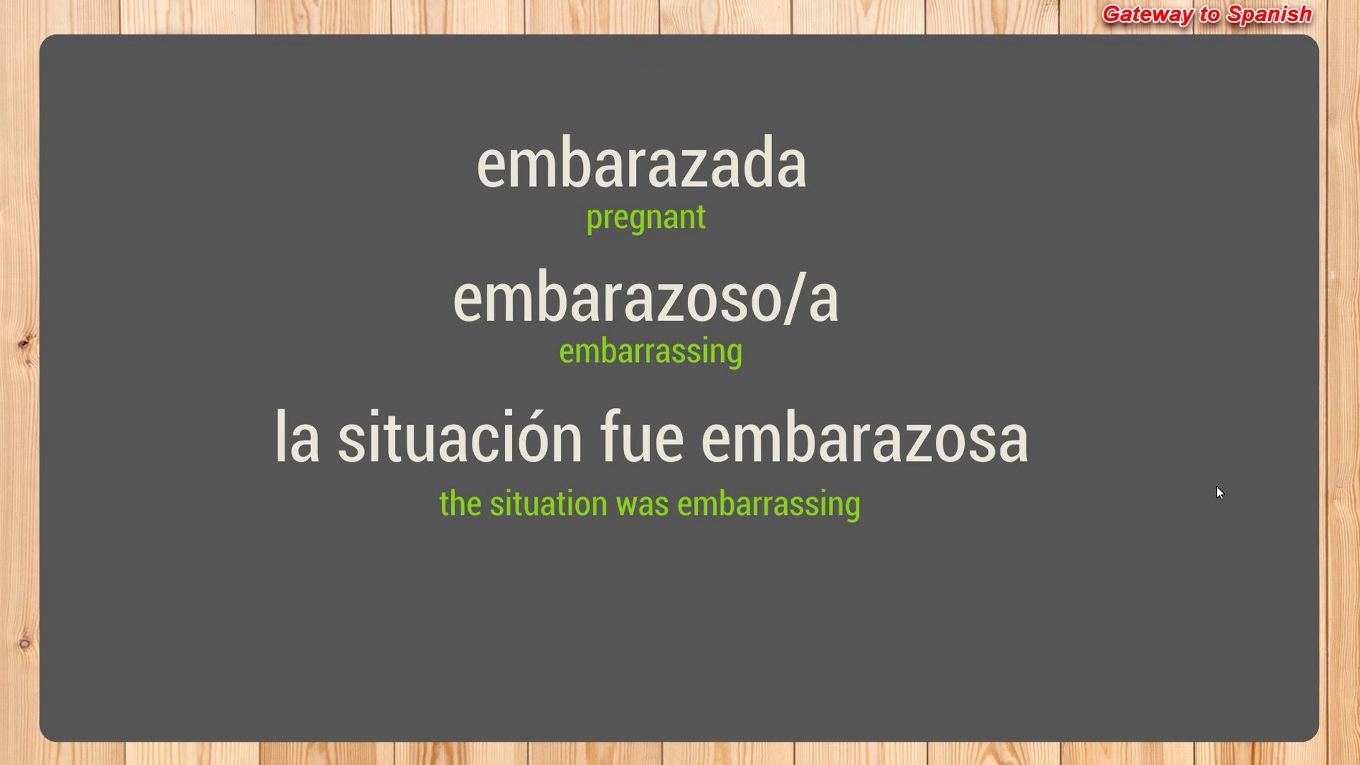 ⁣Spanish pronunciation: false friends in Spanish