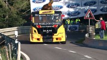 Hillclimb Truck Racing, 1400 HP and 5800 NM, Racetruck powerslide no Drift, Bergrennen Gurnigel 2012