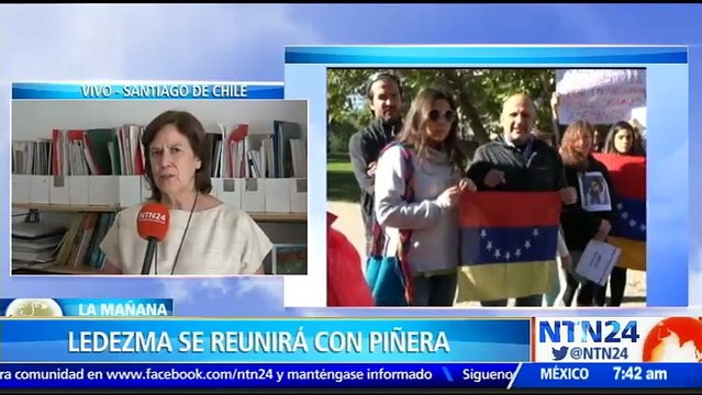 Líder opositor venezolano Antonio Ledezma se reunirá con el presidente electo de Chile, Sebastián Piñera