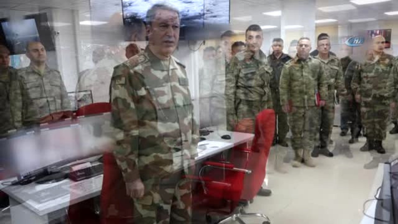 Genelkurmay Başkanı Akar Zeytin Dalı Harekatı ile İlgili Hatay'da İncelemede Bulundu