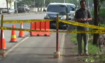 Seorang Anggota Polisi Tewas di Jalan Raya