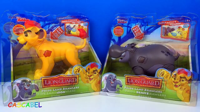 JUGUETES DE LA GUARDIA DEL LEON - KION Y BESHTE FIGURAS INTERACTIVAS QUE HABLAN SOLOS CON TIMON