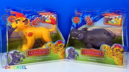 JUGUETES DE LA GUARDIA DEL LEON - KION Y BESHTE FIGURAS INTERACTIVAS QUE HABLAN SOLOS CON TIMON