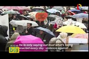 Miles de mujeres marcharon contra Donald Trump en ciudades europeas